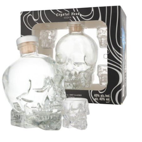 Hamper gift VODKACrystal Head + 4 shots