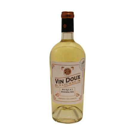 Muscat de Rivesaltes Villeneuve White Wine 75CL 17°