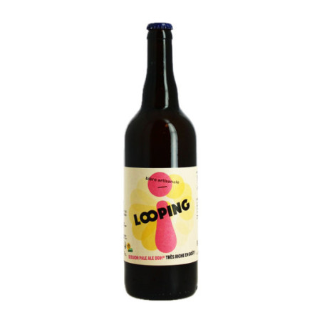 LOOPING Light Lager beer by Brewery Tandem 75 cl