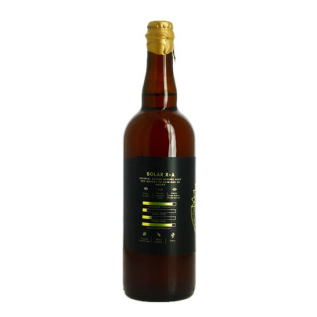 Solar X-A Imperial Saison Beer Brasserie Chromatique 75CL 12°2