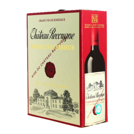 Petit Recougne Red Bordeaux Wine Bag in box wine 3L