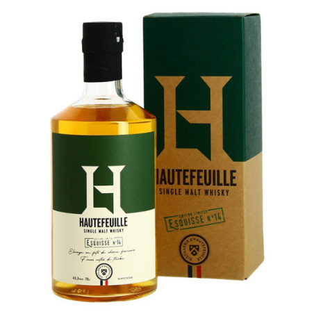 HAUTEFEUILLE Single Farm Whisky with fine notes of Peat 70 cl