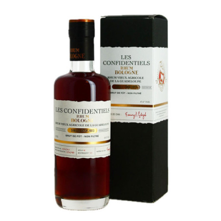 Rum Hors d'Age BOLOGNE Les CONFIDENTIELS single cask strength 45.6° 2013 50 cl