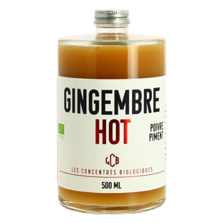 HOT Ginger Concentrated ORGANIC Pepper-Chili 50cl