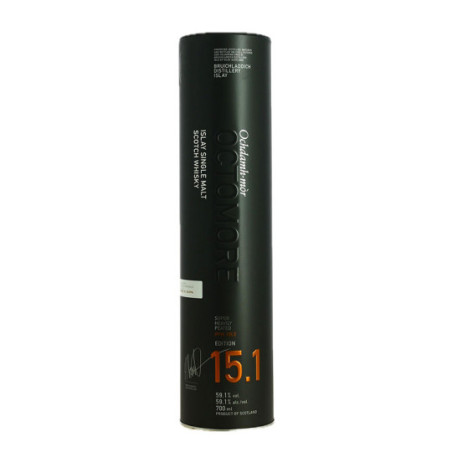 Octomore 15.1 – Peated single malt Scottish whiskey – 70 cl Bruichladdich Distillery 59.1°