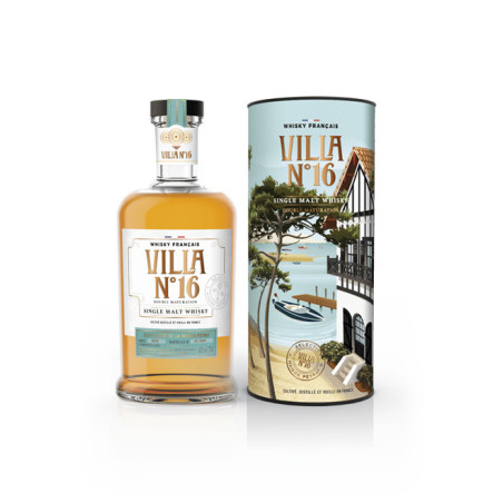 VILLA N ° 16 French whiskey aged in Pineau des Charentes and Cognac Peyrat barrels 70 cl