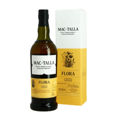 Mac-Talla FLORA Islay Single Malt Scotch Whisky 70CL 48°2