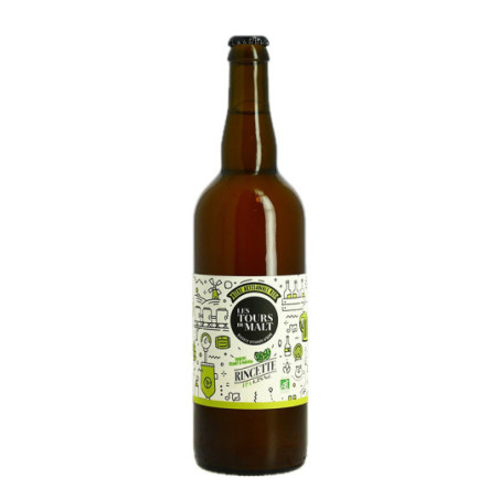 La RINCETTE Blonde IPA Organic Craft Beer75 cl by Brewery les Tours du Malt