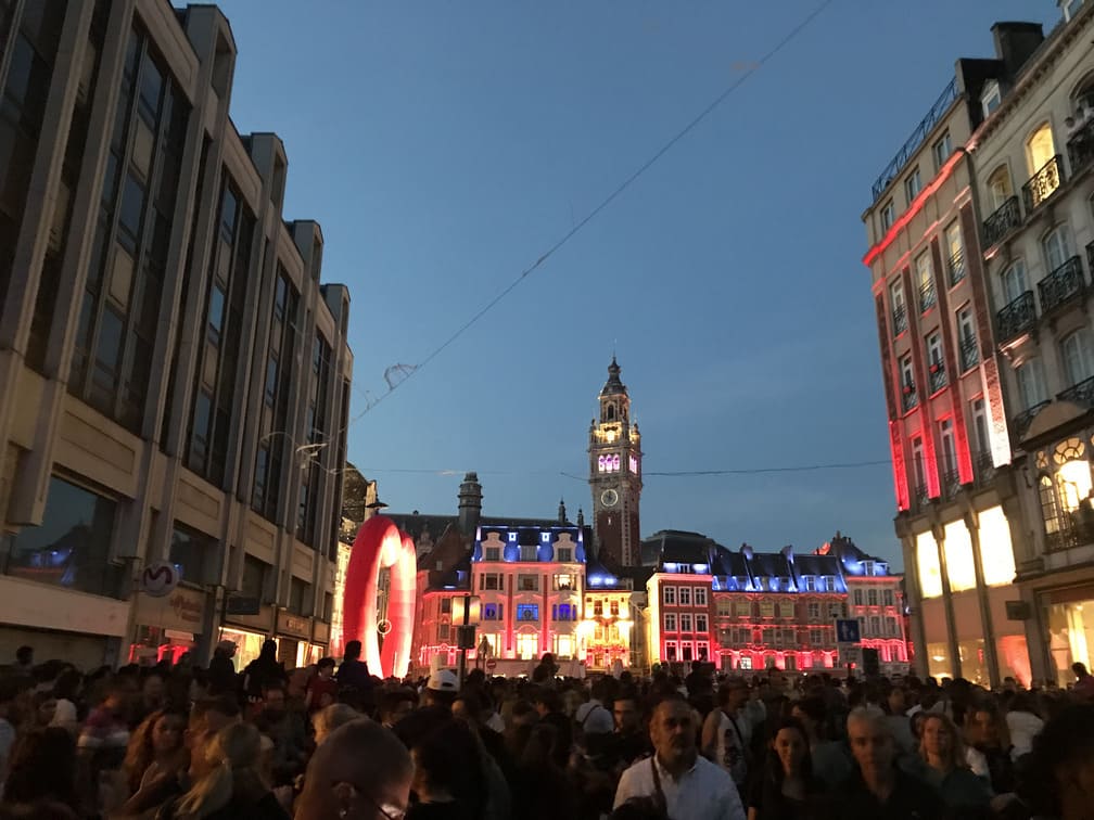 la Braderie night and day